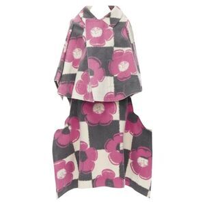 Pre Loved Comme Des Garcons Vintage Floral Print Casual Dress Women pink | pink